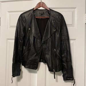 NWOT - Topshop Leather Jacket
